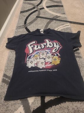 Official Furby Mens Graphic Tee Shirt XS